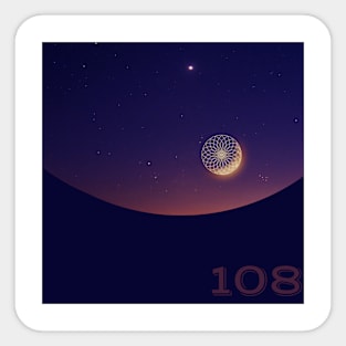 108 The Stars Sticker